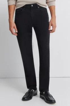 Jeans negro lavado skinny fit