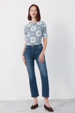 Jeans Sensational Campana Crop