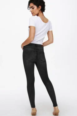 Jeans Skinny Tiro Alto