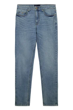 Jeans sobretintado lavado medio skinny fit