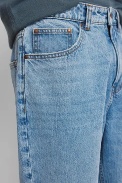 Jeans sobretintado wide leg