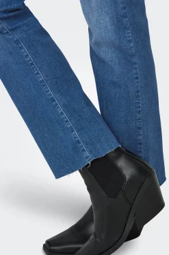 Jeans Straight Tiro Medio