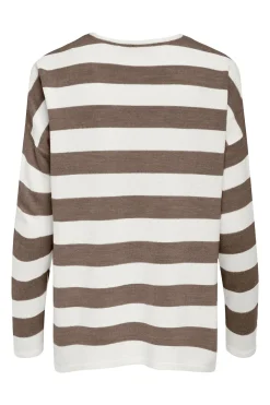 Jersey de manga larga y cuello pico