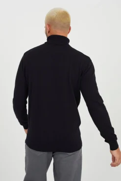 Jersey de punto con cuello alto