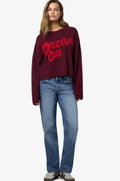 jersey estampado cuello redondo