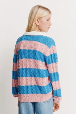 Jersey polo rayas ni&ntilde;a