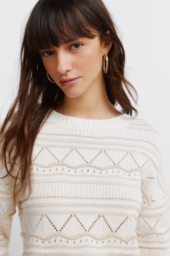 Jersey punto pointelle