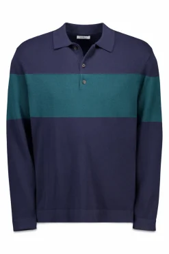 Jersey raya cuello polo