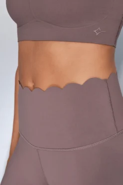 Leggings COMPRESSIVE largo marrón