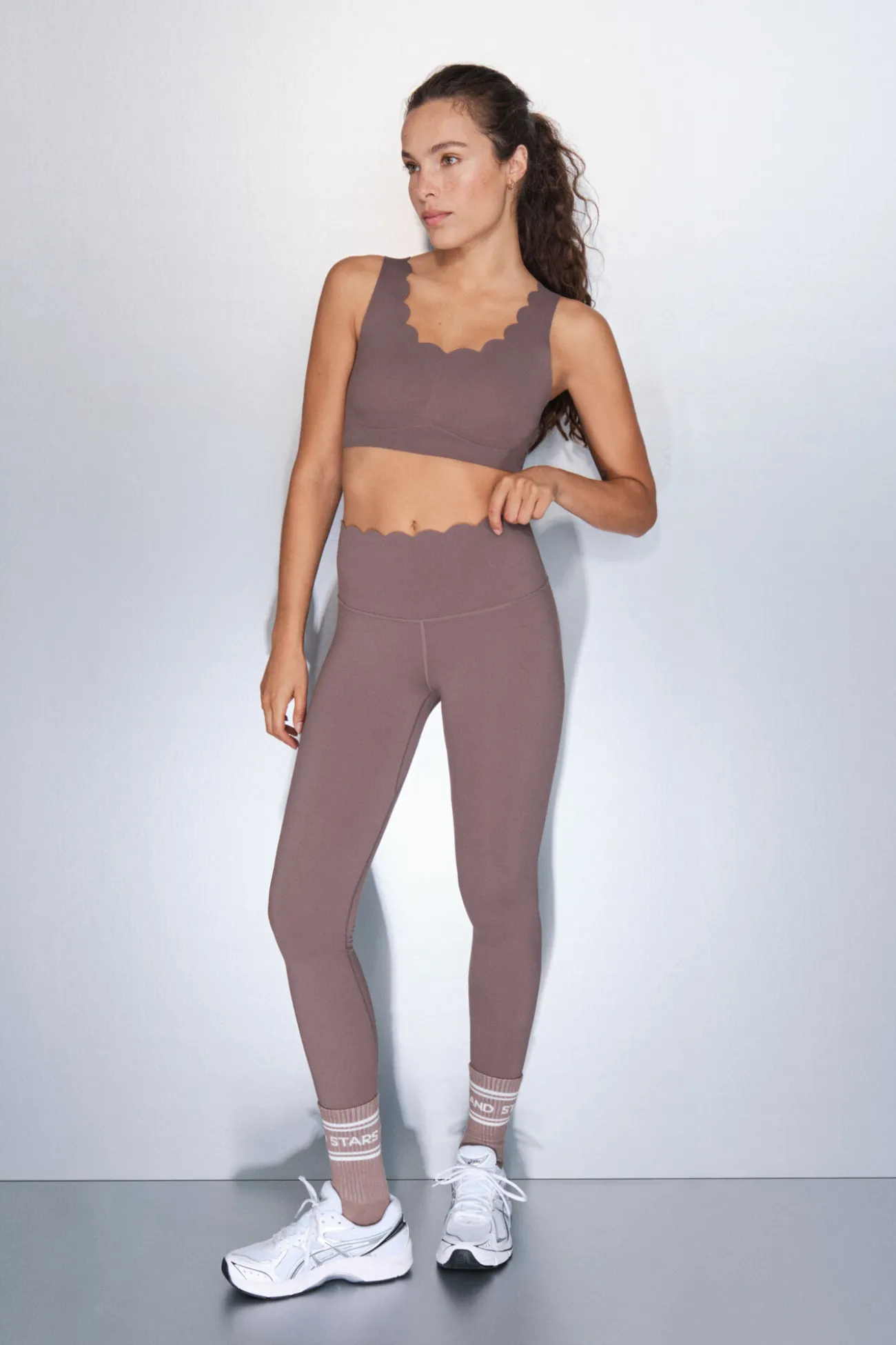Leggings COMPRESSIVE largo marrón