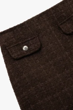 Minifalda de tweed