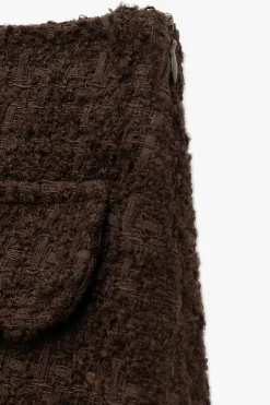 Minifalda de tweed
