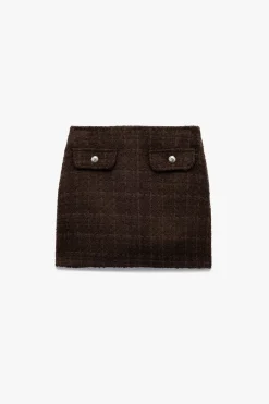 Minifalda de tweed