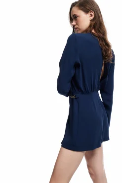 Minivestido de manga larga
