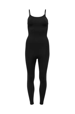 Mono seamless negro tirantes canal&eacute;