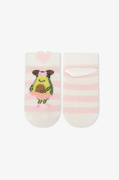 Pack 4 calcetines cortos aguacate