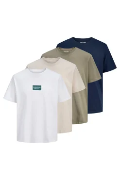 Pack cuatro camisetas de algodón
