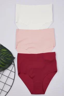 Pack de 3 bragas altas invisibles