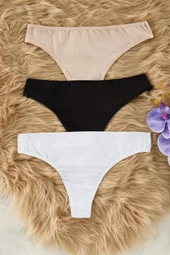 Pack de 3 bragas brasile&ntilde;as