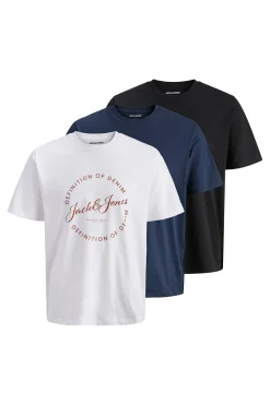 Pack tres camisetas de algodón