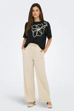 Pantalón ancho fluido