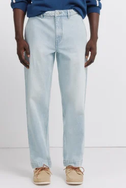 Pantal&oacute;n chino vaquero lavado claro