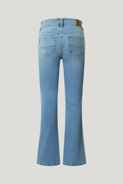 Pantal&oacute;n denim flare tiro bajo Pimlico