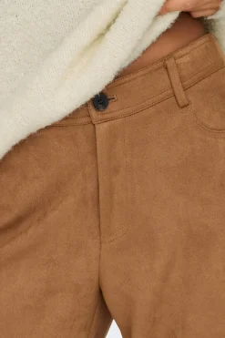 Pantal&oacute;n de traje de ante