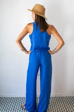 Pantal&oacute;n palazzo el&aacute;stico