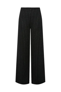 Pantal&oacute;n rayas tiro alto recto