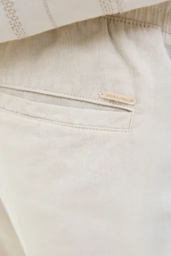 Pantal&oacute;n relaxed fit lino