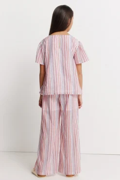 Pantal&oacute;n set lurex ni&ntilde;a