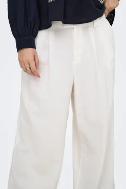 Pantal&oacute;n wide de lino