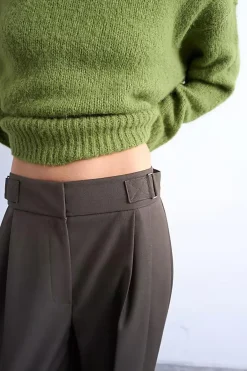 Pantalones holgados de pierna ancha
