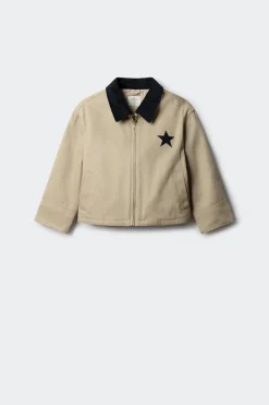 Parka estrella para niña