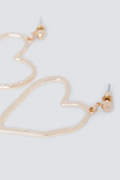 Pendientes coraz&oacute;n