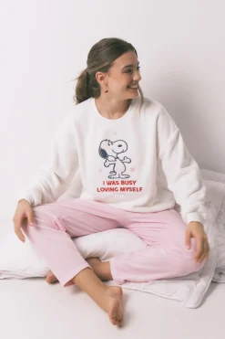 Pijama largo polar Snoopy