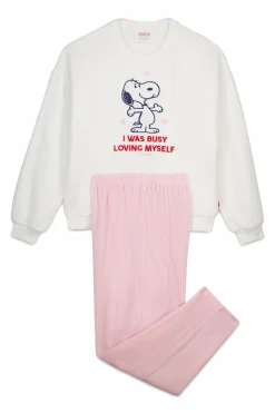 Pijama largo polar Snoopy