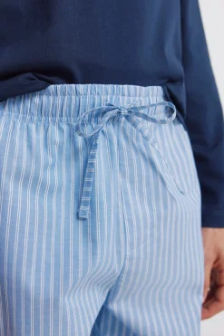 Pijama largo rayas
