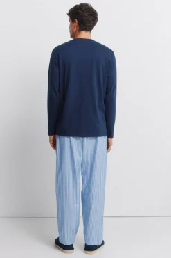 Pijama largo rayas