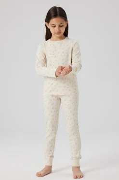 Pijama niña flores