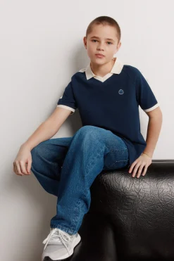 Polo cortados y cosidos ni&ntilde;o