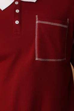 Polo de manga corta con bolsillo
