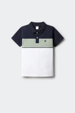 Polo oxford cortados y cosidos niño