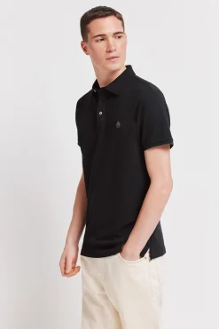 Polo piqu&eacute; contraste pu&ntilde;o slim fit