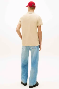 Polo slim manga corta