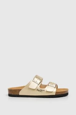 Sandalias anat&oacute;micas con hebillas