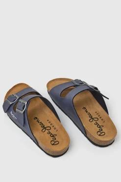 Sandalias Con Doble Hebilla