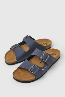 Sandalias Con Doble Hebilla