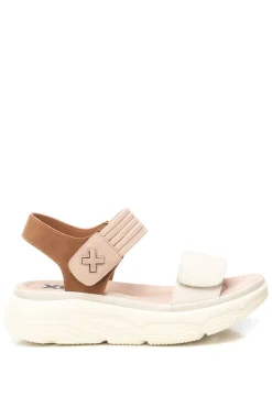 Sandalia tiras elásticas velcro